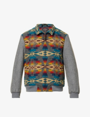 Pendleton Redmond Wool Jacket In Grey Mix