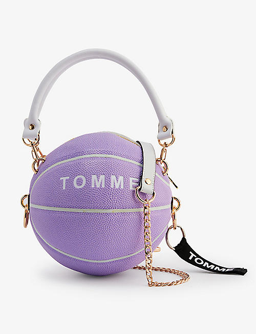 TOMME STUDIO: Kiss My Airs basketball faux-leather top-handle bag