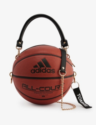 TOMME STUDIO: Adidas basketball leather top-handle bag