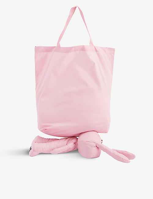 NATASHA ZINKO: Bunny shell tote bag