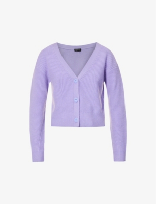 RAG & BONE: Pierce logo-embroidered cashmere cardigan