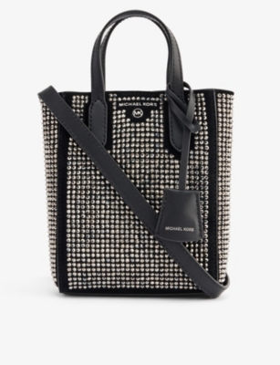 MICHAEL KORS - Sinclair embellished leather bag | Selfridges.com