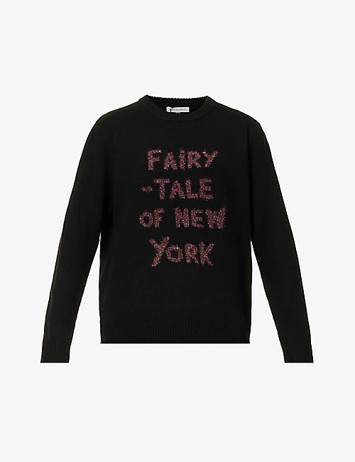BELLA FREUD: Fairytale of New York wool-blend knitted jumper