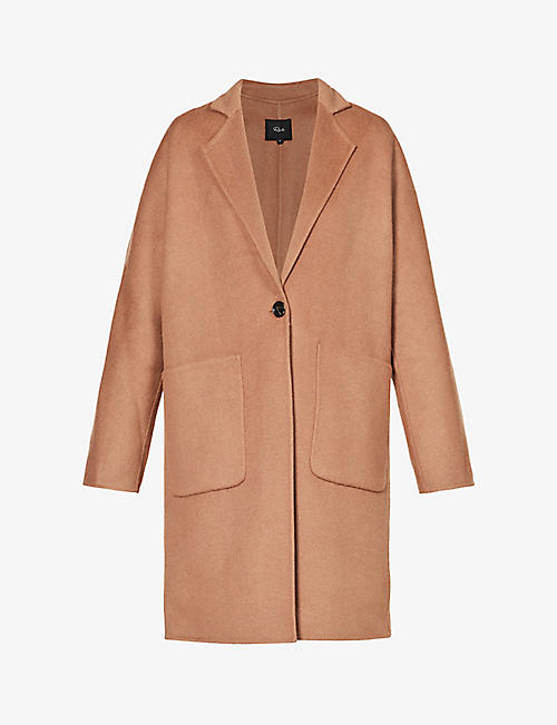 RAILS: Everest relaxed-fit wool-blend coat