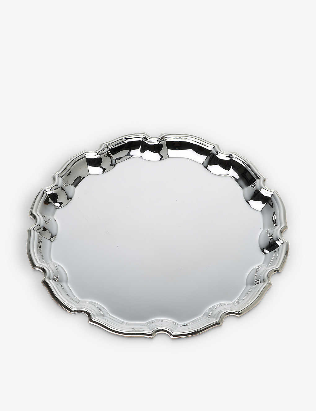 Arthur Price Silver Plated Chippendale Silver-plated Stainless-steel Tray 30cm