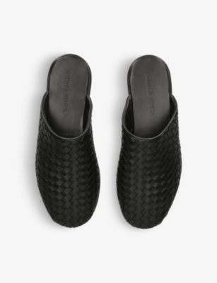 BOTTEGA VENETA Weave Intrecciato leather mules