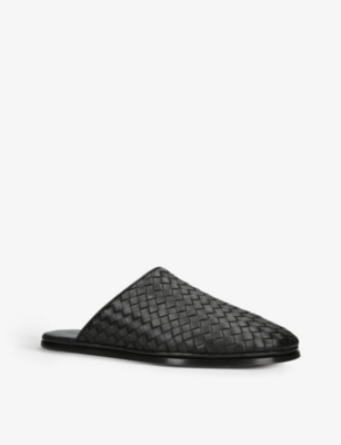 BOTTEGA VENETA Weave Intrecciato leather mules