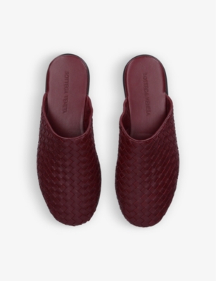 Bottega Veneta Intrecciato Woven Leather Mule Slippers