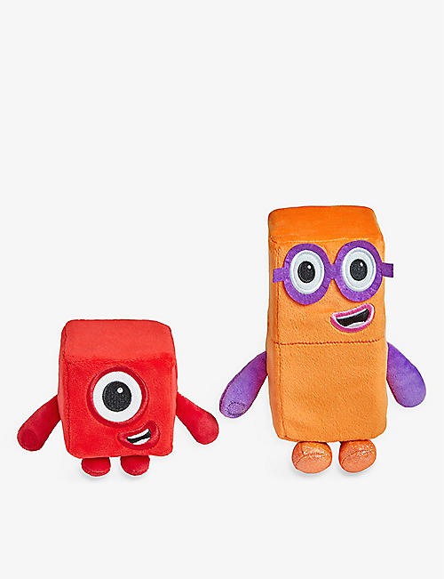 NUMBERBLOCKS: Playful pals soft toys set of two