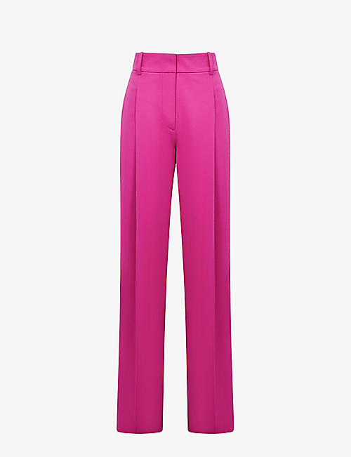 REISS: Christa pleated stretch-wool trousers