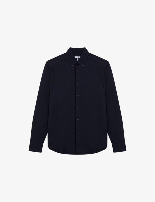 Greenwich slim-fit long-sleeve cotton shirt