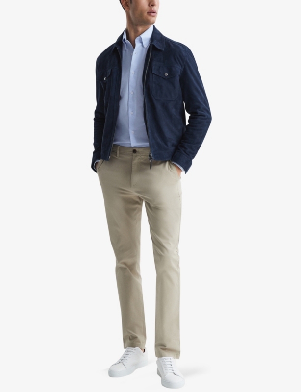 Greenwich slim-fit long-sleeve cotton shirt
