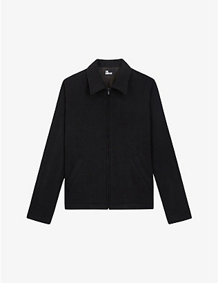 THE KOOPLES: Classic-fit zipped wool jacket