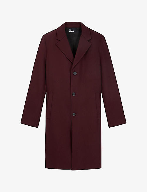 THE KOOPLES: Notched-collar single-breasted wool coat