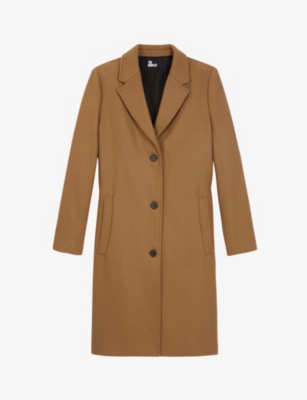 THE KOOPLES: Notched-lapel long wool coat