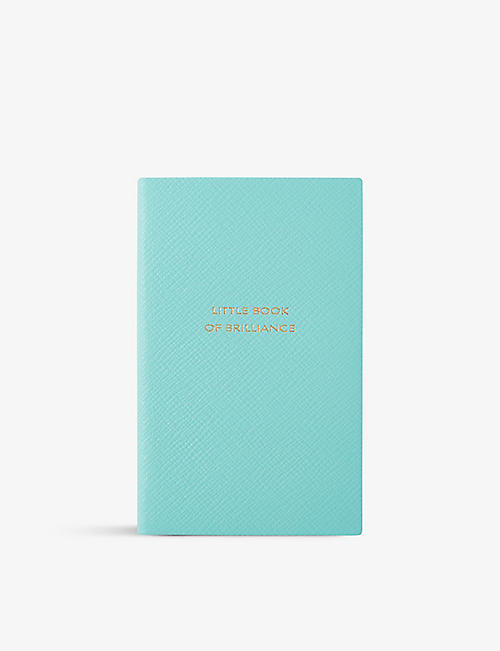 SMYTHSON: Little Book of Brilliance Panama leather notebook 14cm x 9cm
