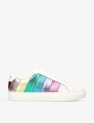 Kurt geiger cheap metallic trainers