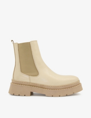 Dune on sale cream boots