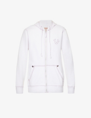 True religion contrast online stitch hoodie