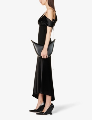 Loewe Shirt Black Satin Fabric