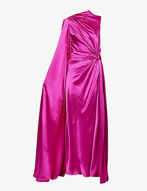 ROKSANDA: Orien draped-panel silk gown