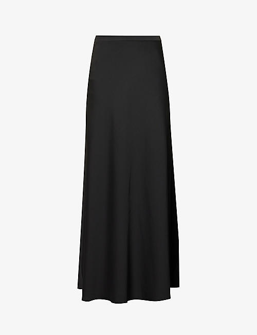 ME AND EM: A-line recycled-polyester maxi skirt