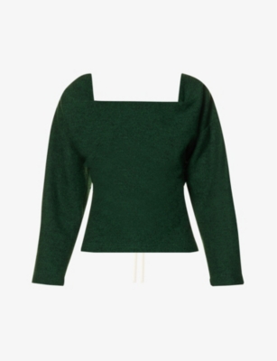 Litkovskaya Lace-up Detail Jumper In Green