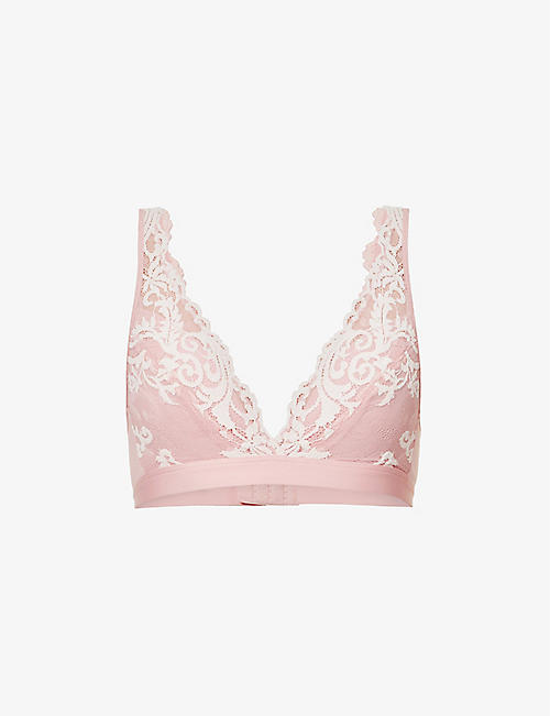 WACOAL: Instant Icon stretch-lace bralette