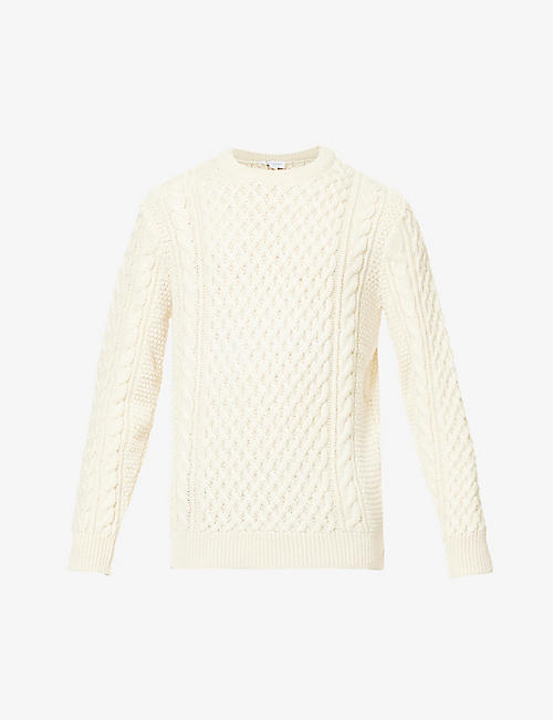SUNSPEL: Cable-knit wool knitted jumper