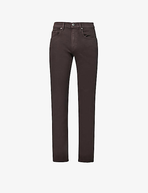 PAIGE: Lennox slim-fit stretch-rayon blend trousers