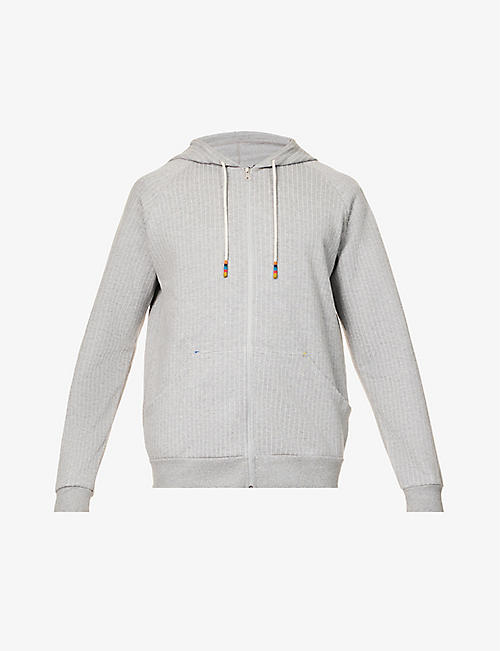 PAUL SMITH: Striped cotton-jersey hoody