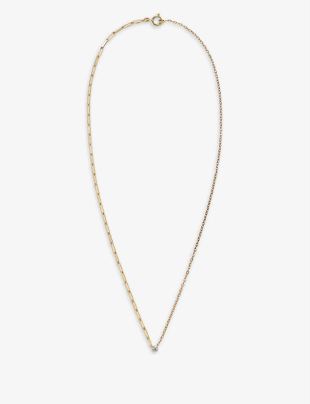 Yvonne Léon Collier 18ct Yellow-gold And Diamond Necklace In 18k Yellow Gold
