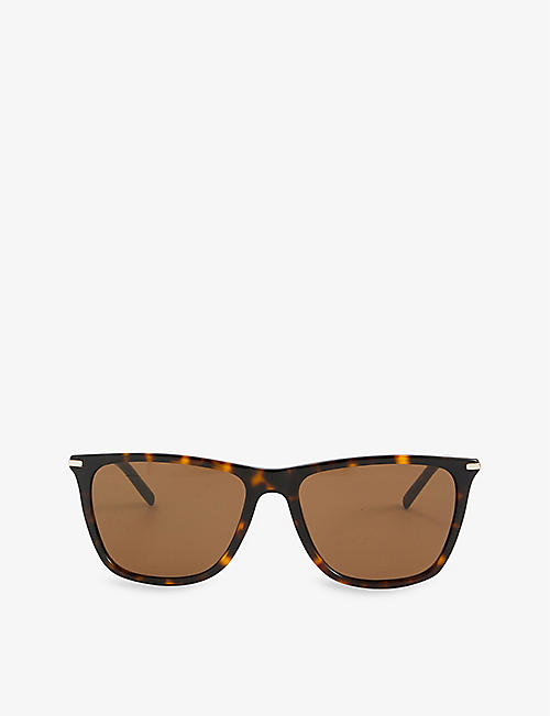 PAIGE: EY103804 Blake bio-acetate and recycled-steel sunglasses