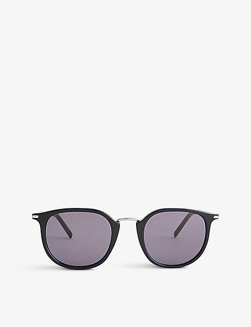 PAIGE: EY301405 Adam bio-acetate and recycled-steel sunglasses
