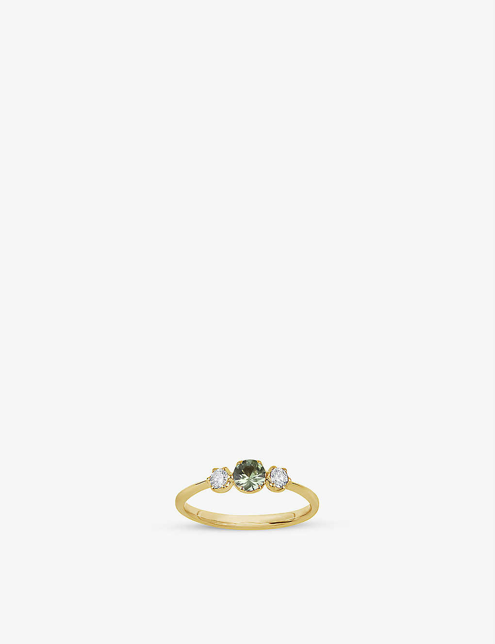 The Alkemistry Womens Yellow Gold Dinny Hall 18ct Yellow-gold, 0.3ct Green Sapphire And 0.12 Brillia
