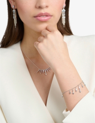 THOMAS SABO: Arrowhead sterling-silver and zirconia bracelet