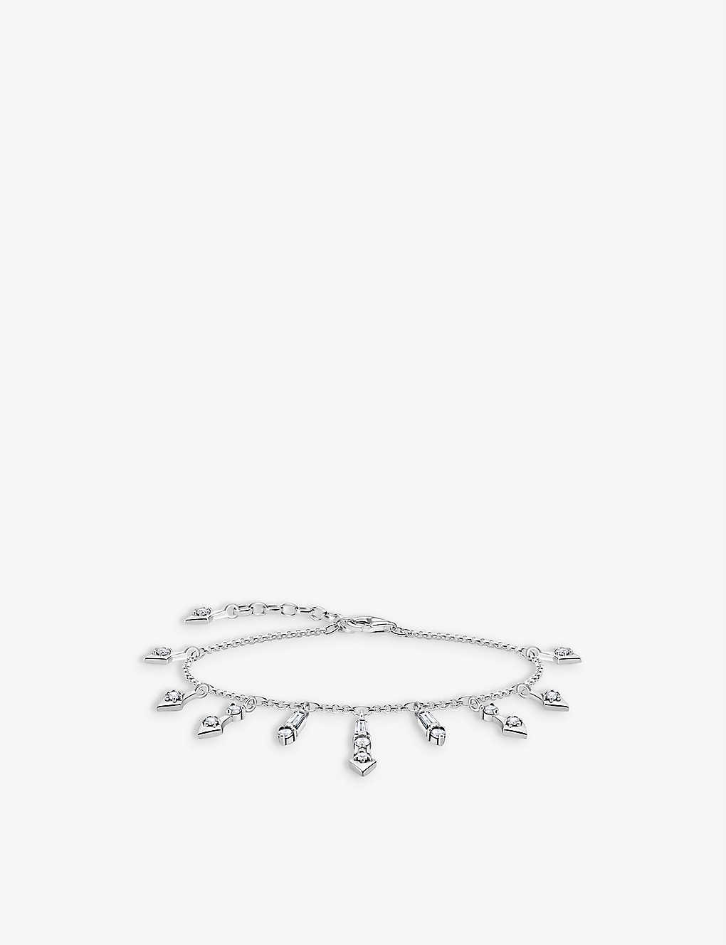 Thomas Sabo Arrowhead Sterling-silver And Zirconia Bracelet In White