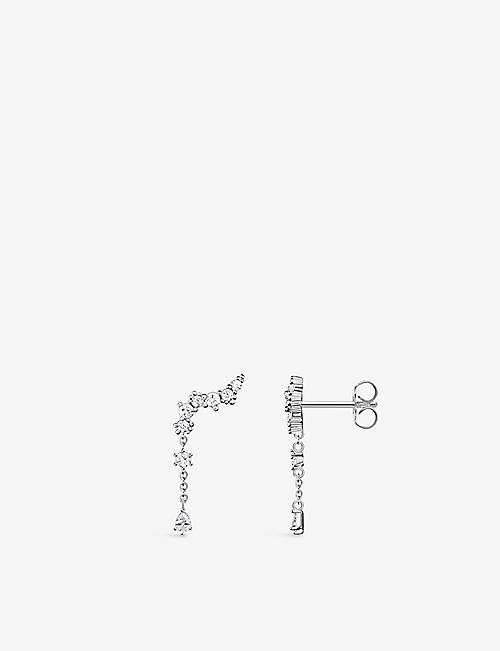 THOMAS SABO: Ice Crystals sterling silver and zirconia earrings