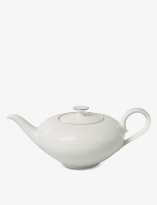 VILLEROY & BOCH: Anmut Gold bone-porcelain teapot 1000ml