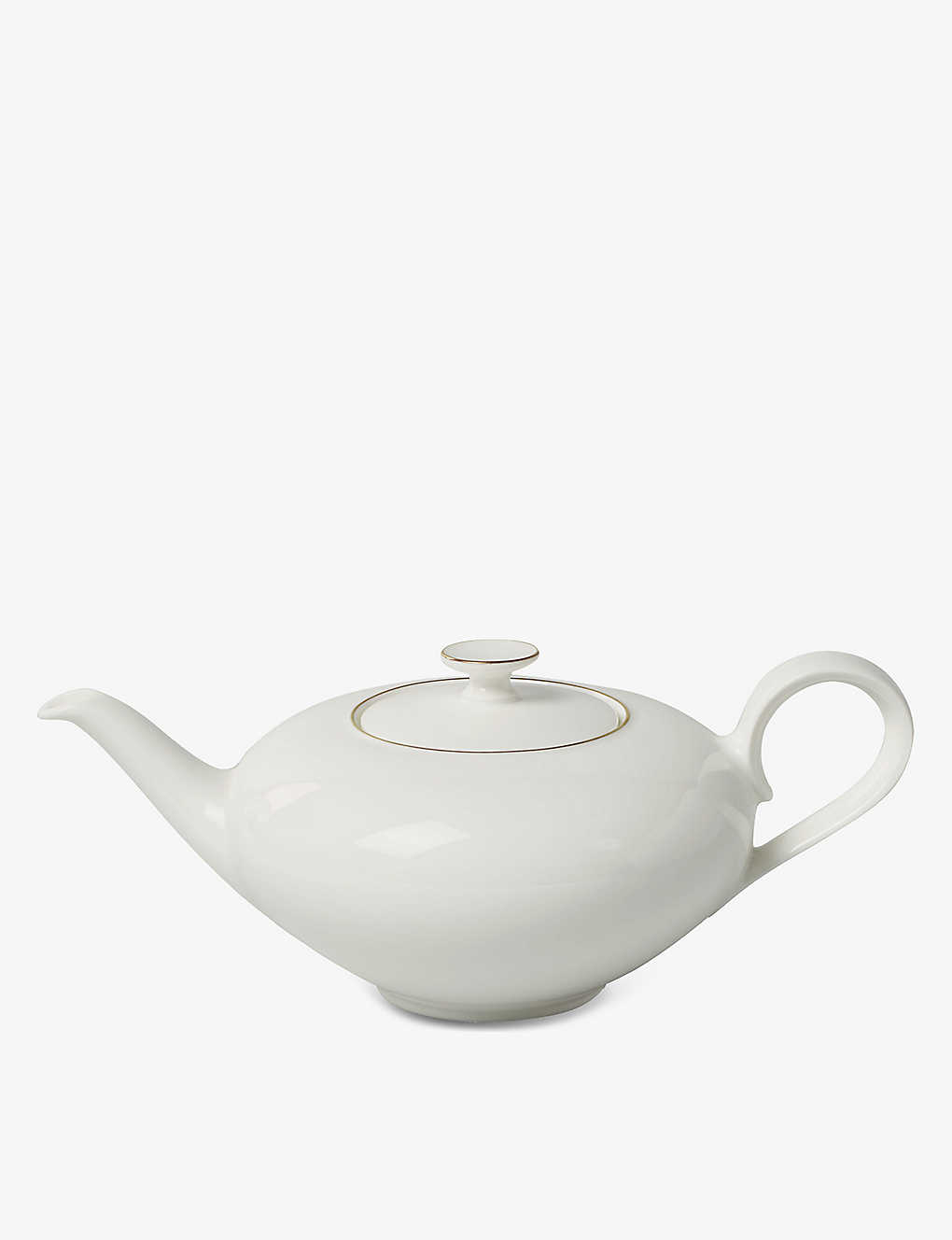 Villeroy & Boch Anmut Gold Bone-porcelain Teapot 1000ml In White