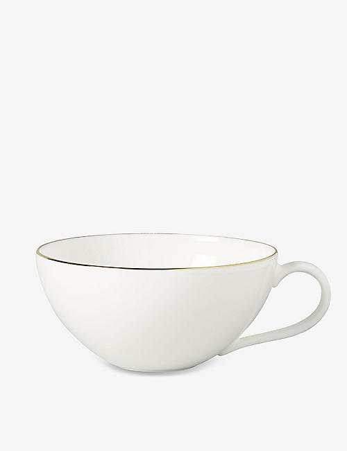 VILLEROY & BOCH: Anmut Gold bone-porcelain tea cup 200ml