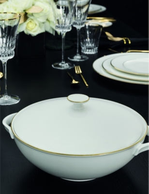 Villeroy & Boch Anmut Gold Bone-porcelain Soup Tureen 25.5cm