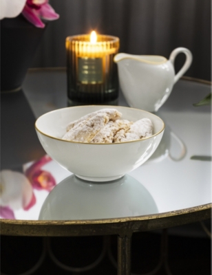 VILLEROY & BOCH: Anmut Gold bone-porcelain bowl 13cm