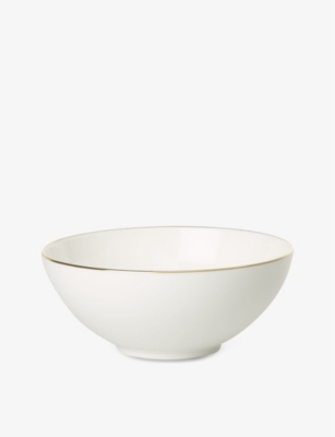 VILLEROY & BOCH: Anmut Gold bone-porcelain bowl