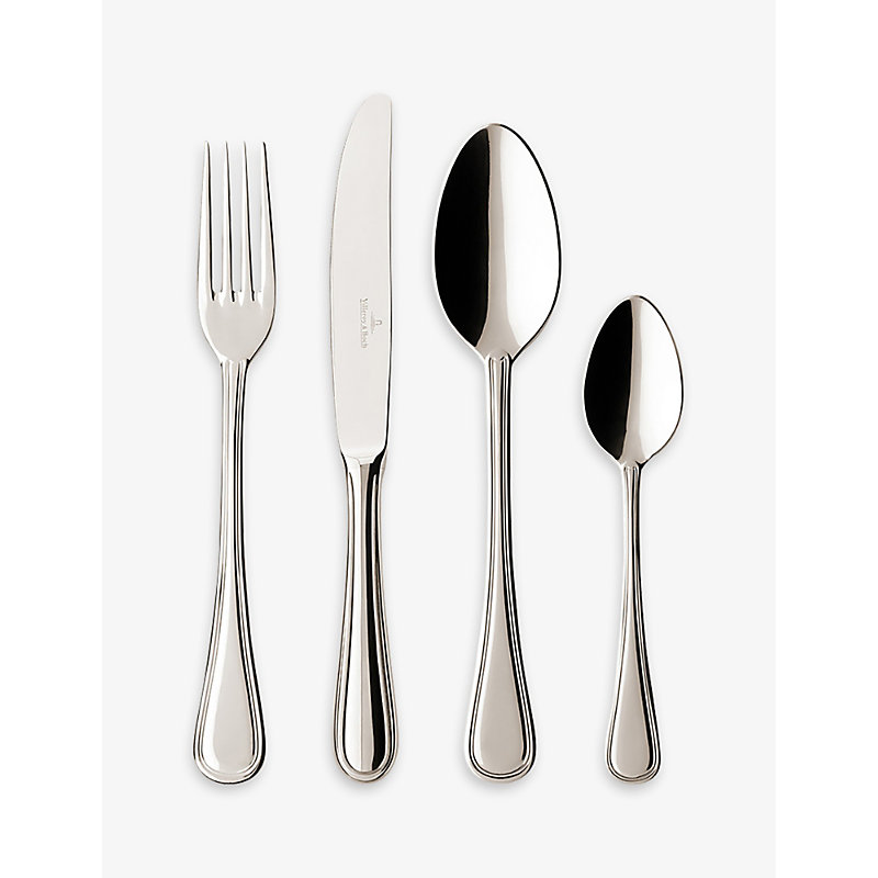 Villeroy & Boch Neufaden Merlemont 24-piece Stainless-steel Cutlery Set In Metallic