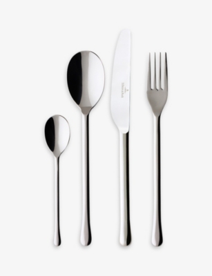 Villeroy & Boch Udine 70-piece Stainless-steel Cutlery Set In Metallic