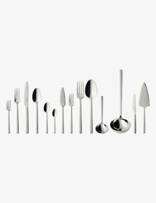 Villeroy & Boch La Classica Stainless-steel Cutlery Set In White
