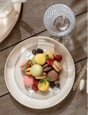 VILLEROY & BOCH PERLEMOR GLAZED PORCELAIN SALAD PLATE 24CM