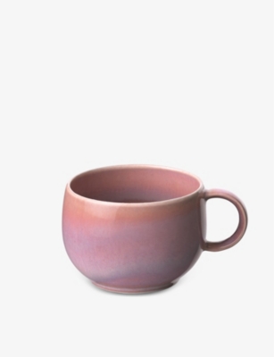 VILLEROY & BOCH: Perlemor Coral glazed-effect porcelain espresso cup 8.5cm