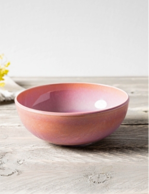 VILLEROY & BOCH PERLEMOR GLAZED PORCELAIN BOWL 16.9CM